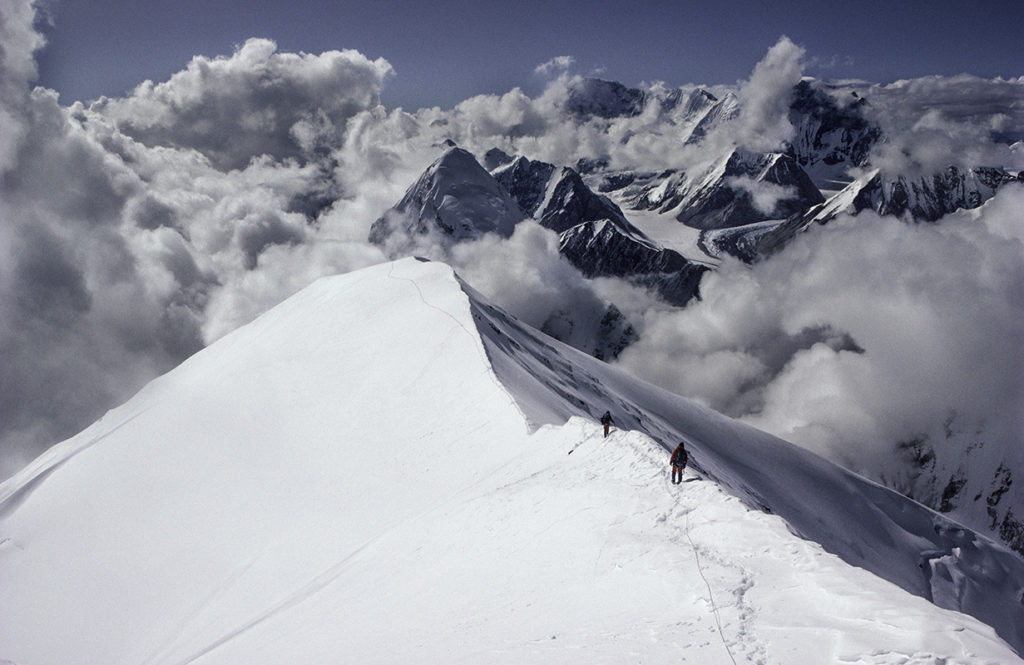 Climbers on the West Ridge of Mount Everest 8_83 8x10